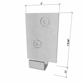Starter Clip fastener used before mounting deck boards for secure installation