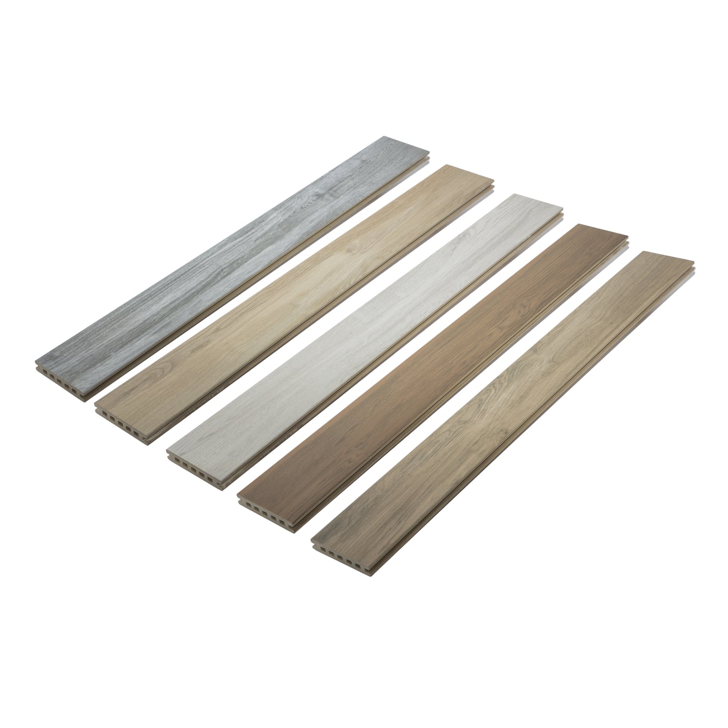 Appalachian Version 2 grooved boards for stone decking installation
