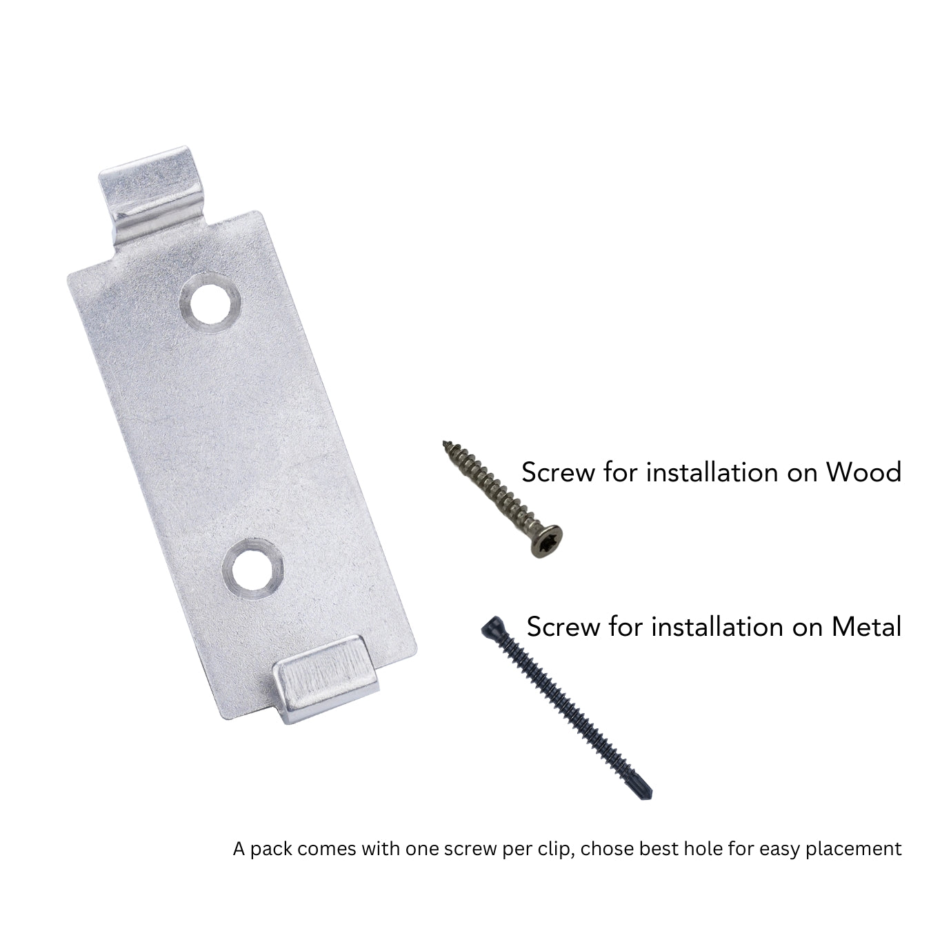 Decking Double Fascia Clip used to space two rows of fascia boards