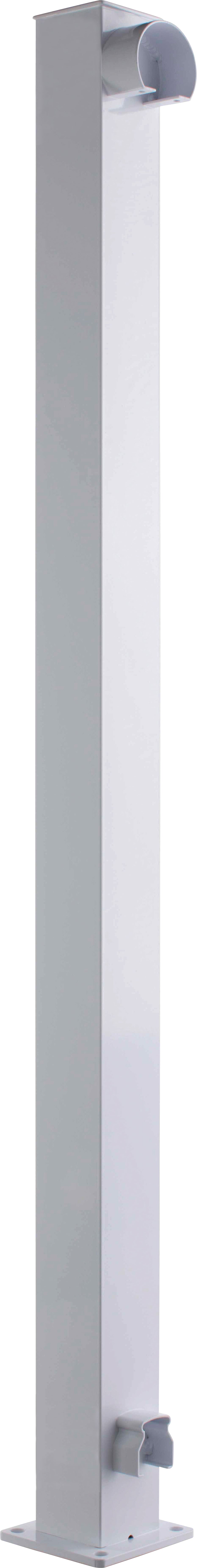 Railing 36" Tall - 2" Aluminum Top Mount Start/End Post Kit - Powdercoated White (per each)