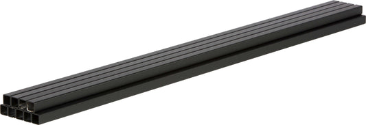 Railing 42" Tall - Aluminum Stair Handrail Kit - Powdercoated Black (per 6 feet)