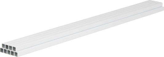 Railing 42" Tall - Aluminum Stair Handrail Kit - Powdercoated White (per 6 feet)